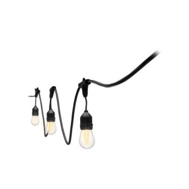 Imagem de Varal de Luzes Foxlux E27 com 30 Metros Bivolt para Iluminação Decorat