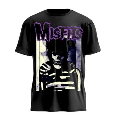 Imagem de Camisetas Misfits Camiseta Banda Misfits Camiseta Punk Rock-Masculino