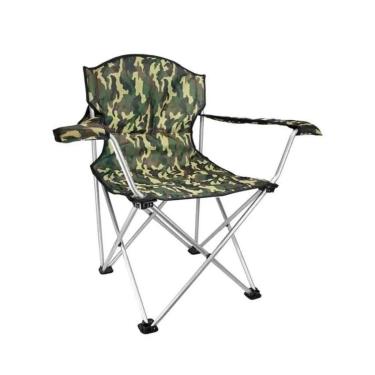 Imagem de Cadeira Retrátil G com Descanso Braço Camuflada - Jogá-Unissex