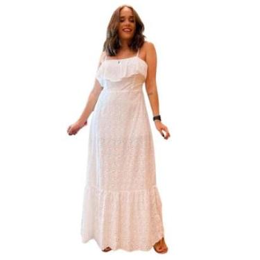 Imagem de Vestido longo Laise Branco-Feminino