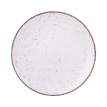 Imagem de Prato Raso Rústico Grande 28cm Porcelana Decorada Tramontina