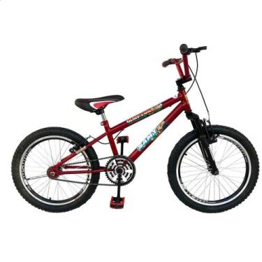 Imagem de Bicicleta Aro 20 Infantil Masculina Suspensão BMX Samy RBX Equipada - 
