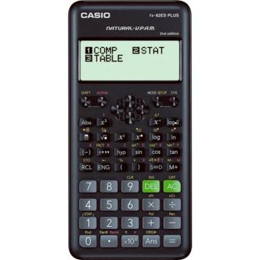 Imagem de Calculadora Científica Casio FX-82ES Plus-2 com 252 Funções e Visor de Texto Natural para Estudos Avançados Preto