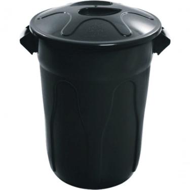 Imagem de Cesto Plástico com Tampa CR40 para Armazenamento 40L Resistente para Organização em Amb...