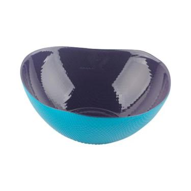 Imagem de Centro de mesa Milky vidro roxo azul 530ml 16x6cm -L Hermitage - L'Her