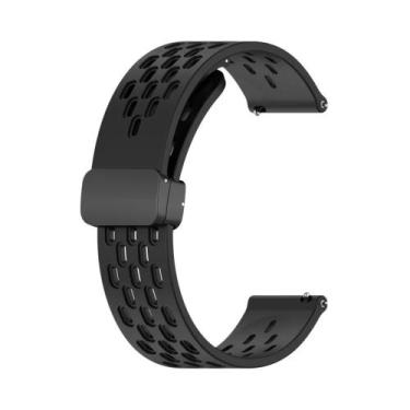 Imagem de Pulseira De Silicone Com Fecho Magnético De 22mm Para Smartwatch Amazf