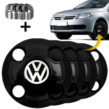 Imagem de Jogo Calotinhas Centrais Vw Aro 13 14 15 Gol G3 G4 G5 G6 G7 - GFM