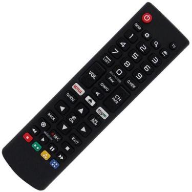 Imagem de Controle Smart Tv Akb75095315 Akb75455401 com Botão Netflix Amazon - L