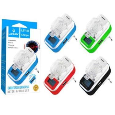 Imagem de Carregador Digital Universal De Bateria - Visor Lcd Bivolt LEY-60 - LE