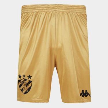 Imagem de Short Sport 26/27 s/n Jogador Kappa Masculina, Dourado, M