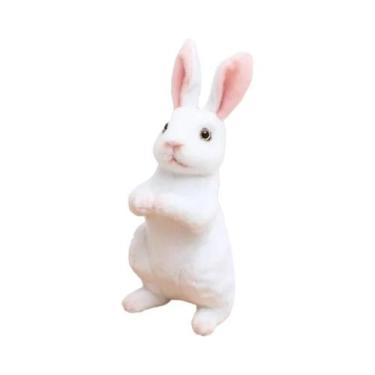 Imagem de Brinquedo De Pelúcia Coelho Realista De 20cm, Coelho Kawaii De Páscoa,