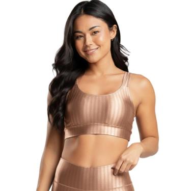 Imagem de Top de Academia New Zig 3D Bella Fiore Roupa Para Treino Alta Compressão Fitness Muscul...
