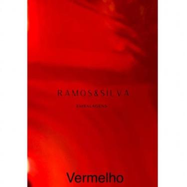 Imagem de 100 embalagem de ovo de pascoa colorida 50x70 Folha laminada:Vermelho 
