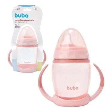 Imagem de Copo Treinamento Buba C/ Alça Removível Rosa 250ml
