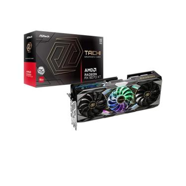 Imagem de Placa de Vídeo ASRock Radeon RX 9070 XT Taichi OC, 16GB, GDDR6, 256-Bits, PCI Express 5...