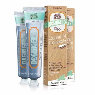 Imagem de Pasta de Dente Doctor Ginger's Coconut Oil - 2 Unidades de 120ml