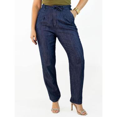 Imagem de Calça Feminina Mom Jeans Soft Amarração Cintura Alta Anticorpus-Feminino