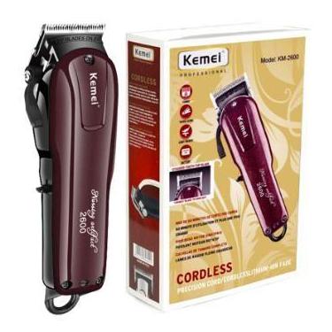 Imagem de Máquina de Corte Kemei Km2600 Bivolt S/Fio Melhor Preço, Bivolt