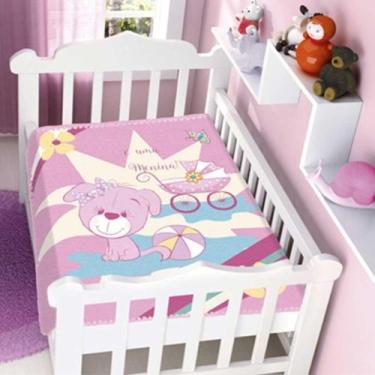 Imagem de Cobertor Infantil Raschel Plus Sonho de Mamãe - Jolitex, Rosa