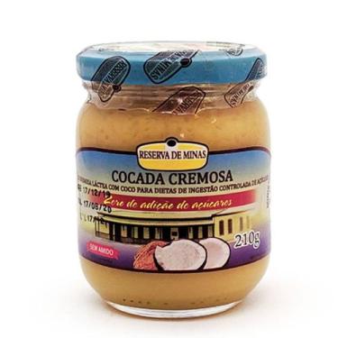 Imagem de Cocada Cremosa Zero 210g - Reserva de Minas