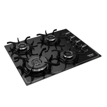 Imagem de Cooktop 4 Bocas Itatiaia Itamaster Vidro Temperado Gás Tripl, Bivolt