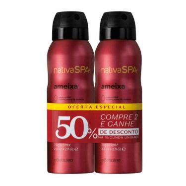 Imagem de Kit desodorante aerosol antitranspirante Nativa SPA Ameixa 2x75g/125ml