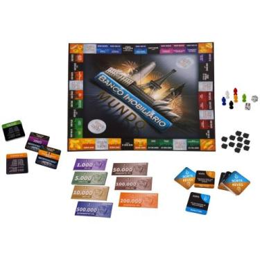 Imagem de Jogo Banco Imobiliário Mundo Tabuleiro - Estrela