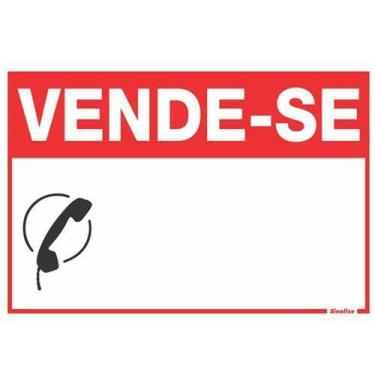 Imagem de Placa Vende-Se 30 X 20 - Sinalize