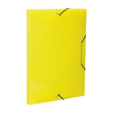 Imagem de Pasta com elástico A4 2cm amarelo New Line Dello