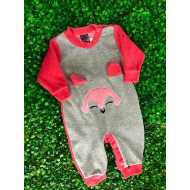 Imagem de Macacão Longo Infantil Feminino Plush Interativo Diversos - MASSARA BA