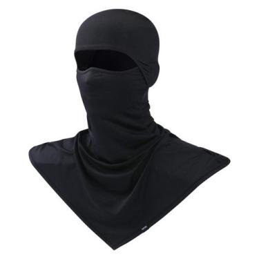 Imagem de Máscara facial de proteção de verão Balaclava SAITAG preta