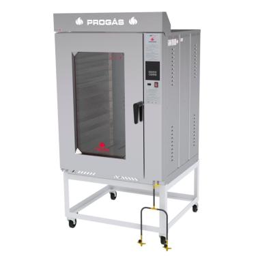 Imagem de Forno Turbo a Gás Progás Inox 8 Esteiras Bivolt PRP-8000INOX