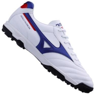 Imagem de Chuteira Society Mizuno Morelia Classic As, Branco, 44