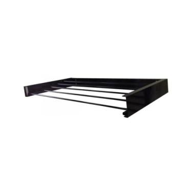 Imagem de Varal Mágico Retrátil Oculto 5 Varetas 90cm de Parede Preto - Kazalind