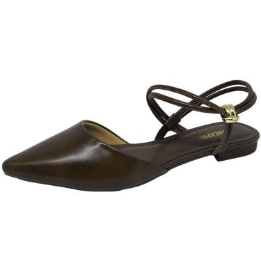 Imagem de Sapatilha Feminina Bico Fino Elegante Slingback Anacapri