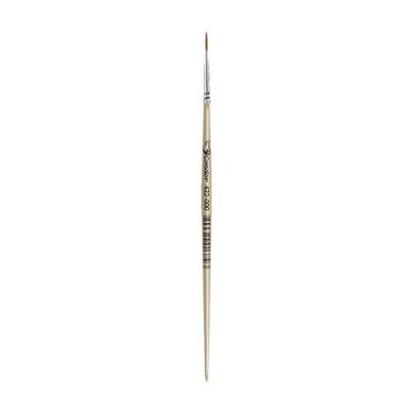 Imagem de Pincel Redondo Liner Sintético Konex Ocre Cabo Curto 422 Condor, N°000