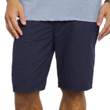 Imagem de Bermuda sarja beagle masculino ref: bea0543859, Azul marinho, 38