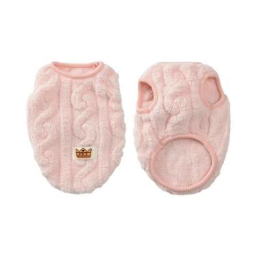Imagem de Suéter De Fleece Para Gatos E Cães Pequenos, Roupas Quentes E Fofas Pa
