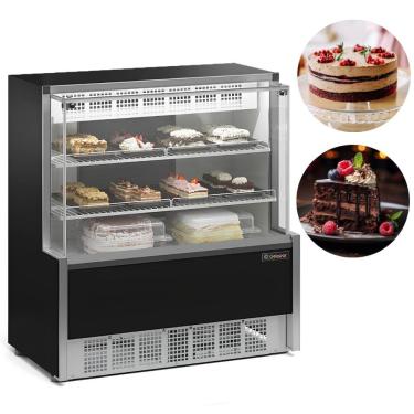 Imagem de Balcão Refrigerado Dupla Ação Com LED Para Bolos Confeitaria GPEA-110R Gelopar