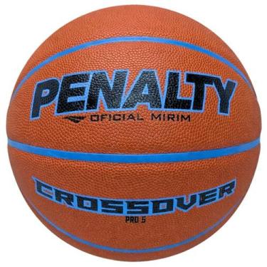 Imagem de Bola de Basquete Mirim Penalty Crossover Pro 5 Padrao Oficial, Laranja