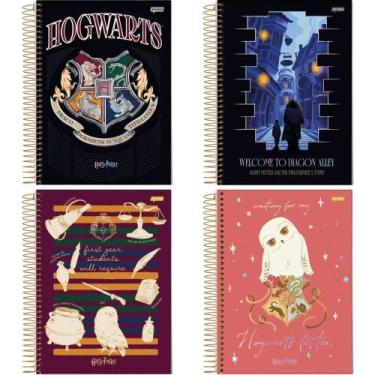 Imagem de Caderno 01X1 Capa Dura HARRY Potter 96FLS. PCT.C/04 - Jandaia