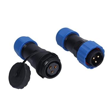 Imagem de Conector Industrial Masculino Feminino, Tomada de Aviação SP20 380V para Energia de Luz para Cabo para Equipamento de Iluminação LED(3 núcleos)