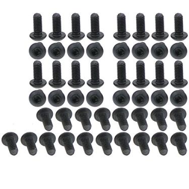 Imagem de Parafusos sextavados com cabeça de botão de liga de aço grau 10,9, M2.5X6, Black