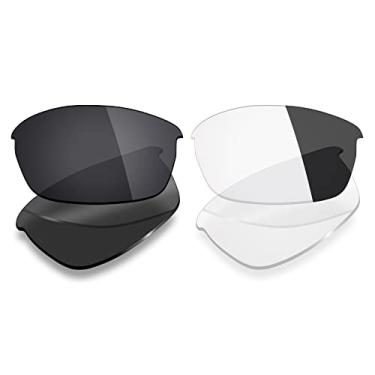 Imagem de Mryok 2 pares de lentes polarizadas para óculos de sol Oakley Flak Jacket – Opções