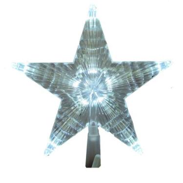 Imagem de Ponteira Estrela Led Natal Enfeite Decoração 17cm 220V - Magizi