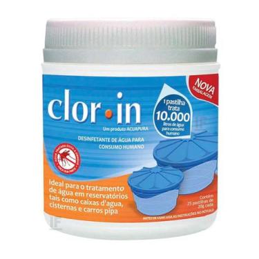 Imagem de Cloro Clorin Para 10.000L D'água Com 25 Pastilhas