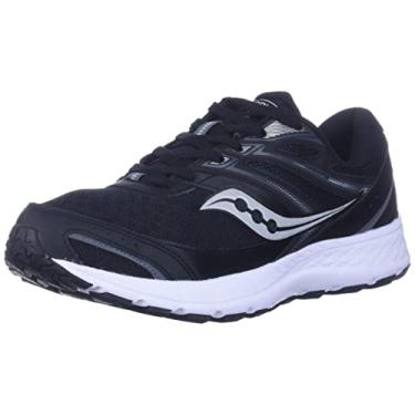 Imagem de Saucony Tênis de corrida feminino Cohesion 13, Preto | Branco, 7 Wide
