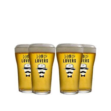 Imagem de Pack 4 Copos Boteco Hop Lover 200ml
