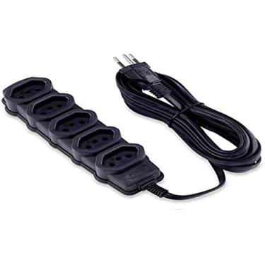 Imagem de Extensao C/ Terra, 5 Tomadas, 3X0,75Mm2, 5M Pt