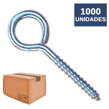 Imagem de Kit 1000 Pitão Parafuso Gancho para Bucha de 6mm - Starfer